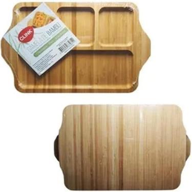 Imagem de PETISQUEIRA GAMELA DE BAMBU RETANGULAR 27,5cmX17,5cm - Clink