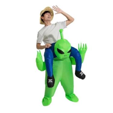 Imagem de Fantasia Inflável Alien Et Alienigena Halloween Festa Adulto - allien
