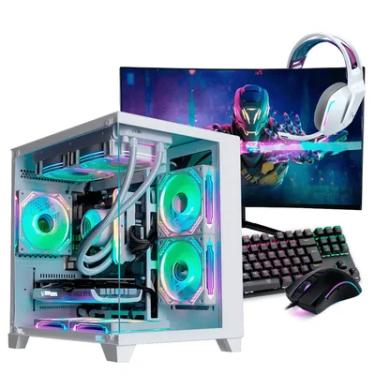 Imagem de PC Gamer Completo Ryzen 5 5500, RTX 4060, 16gb Ddr4, SSD Nvme 500gb, 600w 80 Plus, Aquapc04-e