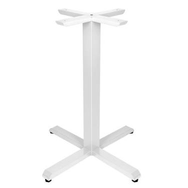 Imagem de Base de Mesa Para Tampos de Madeira Pedra Vidro 80 cm Onix - Loja da I