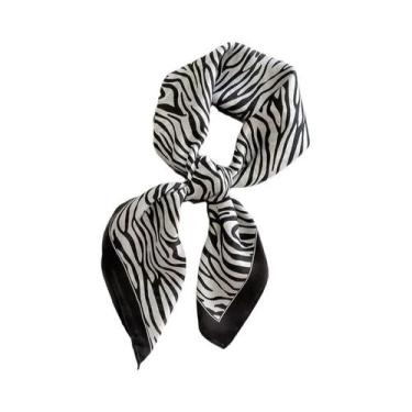 Imagem de Lenço De Seda Com Estampa Paisley Para Mulheres, Design Luxuoso, Peque