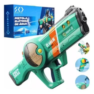Imagem de Pistola Elétrica de Água 1200ML Para Brincadeiras Aquáticas e Lúdicas 