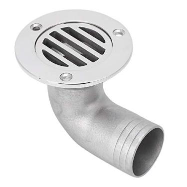 Imagem de 01 Ralo de piso dobrável para barco, capa removível resistente à corrosão, dispositivo de drenagem de água para barco para iates de navio para iates de fibra de vidro