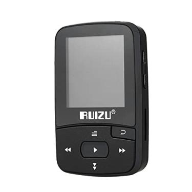 Imagem de Andoer RUIZU X50 8GB 1.5in MP3 Player HiFi Lossless Qualidade de som Bluetooth Pedômetro Cartão TF Rádio FM Gravação E-book Calendário