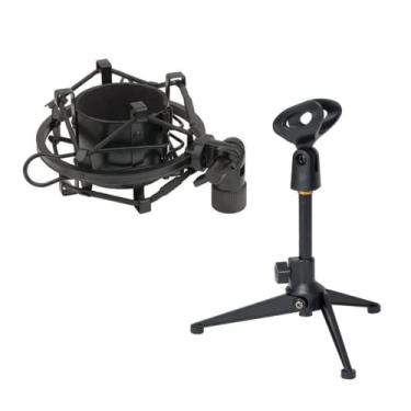 Imagem de Kit Shockmount e Suporte de mesa para microfone