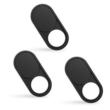 Imagem de imluckies Pacote com 3 capas para webcam, ultrafinas de 0,05 cm para laptop, MacBook Pro/Air iMac iPad Tablet iPhone 8/7/6 Plus, Echo Show/Spot