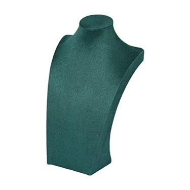 Imagem de Pingente Corrente Joia Busto, 29cm Verde