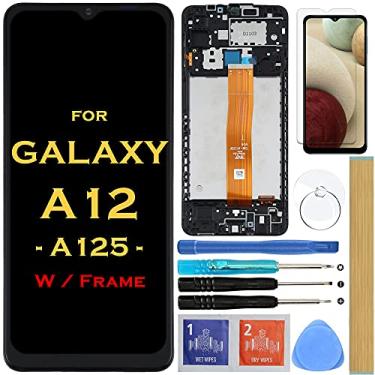 Imagem de Substituição de tela LCD digitalizador sensível ao toque para Samsung Galaxy A12 A125 A125F -A125F/DSN A125F/DS A125F A125M 6,5"