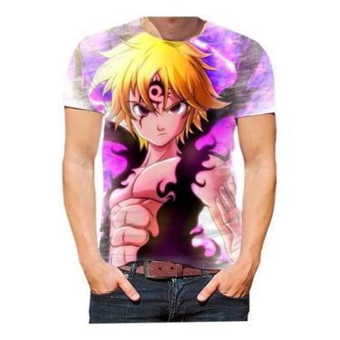 Imagem de Camisa Camiseta Meliodas Séries Anime Mangá Desenhos Hd 01 - Estilo Kr