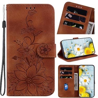 Imagem de HUANGTAOLI Capa carteira para Samsung Galaxy J3 2016, fecho magnético com suporte para cartões, capa de telefone de couro PU para Samsung Galaxy J3 2016