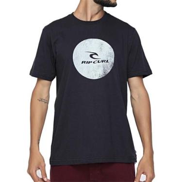 Imagem de Camiseta Rip Curl Round Icon Corp Sm23 Masculina Preto
