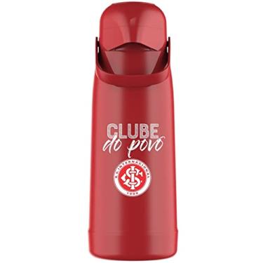 Imagem de Garrafa Térmica Magic Pump Bomba de Pressão 1,8l Vermelho Dec. Inter