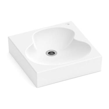 Imagem de Kit 3 Cubas de Apoio 41x41cm Ruy Ohtake Roca Blanco Mate