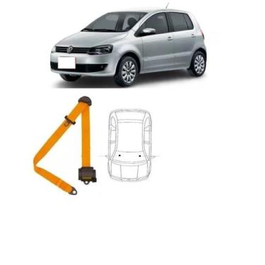Imagem de Cinto de Segurança retrátil de 3 pontos dianteiro VW Crossfox - HCML, 