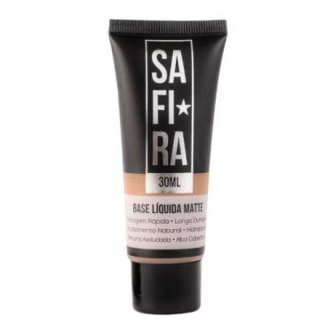 Imagem de Base Líquida Matte Nº 06 Alta Cobertura 30ml Basic Safira - SAFIRA COS