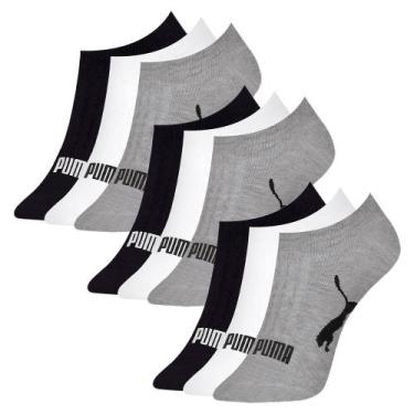 Imagem de 9 Pares De Meias Sapatilha Cano Baixo Esportiva Sport - Selene, 34 a 3
