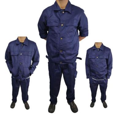 Imagem de Conjunto Uniforme Segurança EPI Profissional Obra Eletricista Mecanico