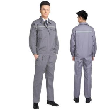 Imagem de Conjunto Uniforme Faixa Refletiva EPI Profissional Segurança do Trabal
