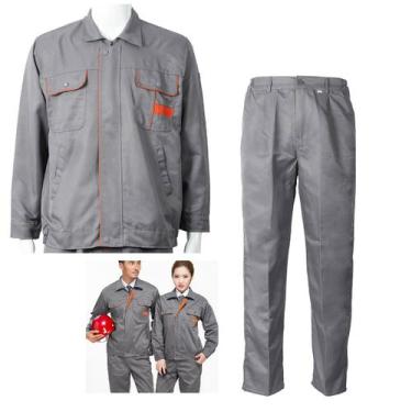 Imagem de Conjunto Uniforme EPI Segurança Listra Refletiva Obra Construtora Meca
