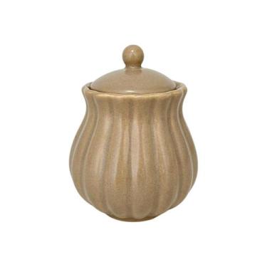 Imagem de Açucareiro Porcelana Pétala Canelado Nude 230ml Wolff Mesa