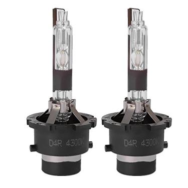 Imagem de laffoonparts 90981-20029 Lâmpada HID D4R Farol de xenon 35W 4300K Substituição para Toyota Prius 06-09 42406 66450 42406WX faróis de carro (1 par)