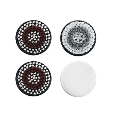 Imagem de Orauley 4 Cabeças de Escova de Reposição para Modelo Or-9088 Escova de Limpeza Facial Limpeza Profunda de Poros Esfoliante Suave e Remoção de Cravos Acne Conjunto de Cabeça Macia Esfoliante