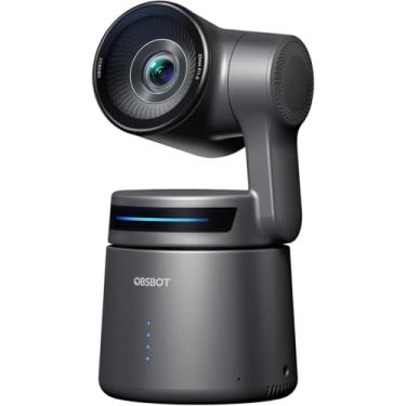 Imagem de Câmera de streaming OBSBOT Tail Air NDI 4K, câmera PTZ com rastreamento de IA e aplicativo inteligente, controle de gestos, webcam HDMI/USB-C/sem fio, câmera de vídeo com transmissão ao vivo YouTube