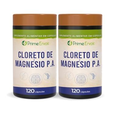 Imagem de KIT2 Cloreto de Magnésio P.A 500mg 120 Cápsulas