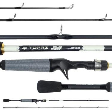 Imagem de Vara Para Carretilha Albatroz Topaz Color Edition 6'0" (1,80m) 6-12lbs