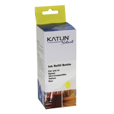 Imagem de Tinta Epson T664 Amarelo 100Ml L355 365 Katun T664420