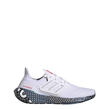 Imagem de adidas Ultraboost 22 Tênis de corrida masculino, Branco nuvem/branco nuvem/vermelho vívido, 37