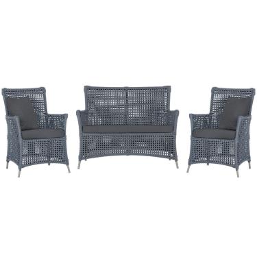 Imagem de  Jogo Sofá e 2 Poltronas de Área Igapó Alumínio