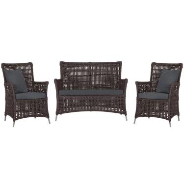 Imagem de  Jogo Sofá e 2 Poltronas de Área Igapó Alumínio