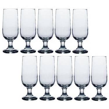 Imagem de Taça De vidro Chopp 300ml Hannover Cerveja Casa Linda - 10Un - NADIR F