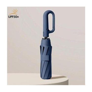 Imagem de Guarda Chuva Automático Abre E Fecha Reforçado Contra Vento Proteção S