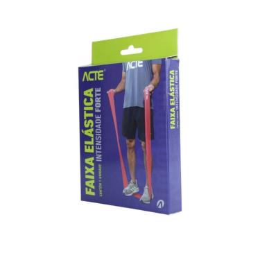 Imagem de Faixa Elastica Forte - Acte Vermelha Vermelho - T13-f