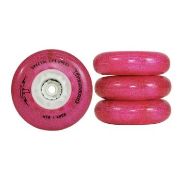 Imagem de Roda Glitter Led Special Pink 80mm/85a Jogo