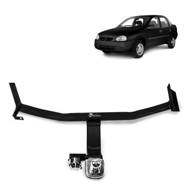 Imagem de Engate De Reboque Corsa Sedan E Classic 1995 A 2009 Rabicho Fixo 500kg