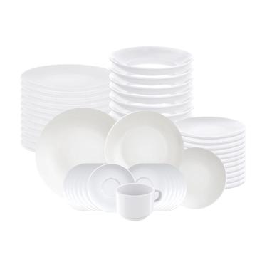 Imagem de Jogo De Pratos Leonora 48 Peças Em Porcelana Branco - Tramontina