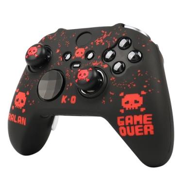 Imagem de Capa de controle de caveira Pixelated compatível com controle sem fio Xbox Elite Series 2 Core, capa protetora para RALAN