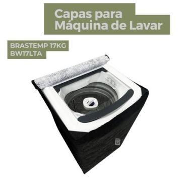 Imagem de Capa para máquina de lavar brastemp 17kg bw17lta impermeável flex - Cl