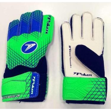 Imagem de Luva De Goleiro Poker Focus Training Jr - Verde/Preto, 5