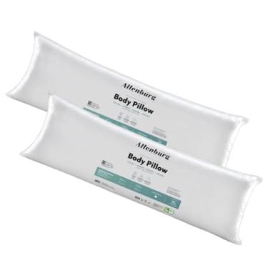 Imagem de Travesseiro Body Pillow Altenburg, Kit 2 Unidades, Branco, 40 x 130 cm, 100% Poliéster