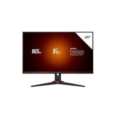 Imagem de Monitor Gamer AOC VIPER Tela 24 LED Preto VGA/2X HDMI/DisplayPort - VI