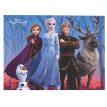 Imagem de Painel Festa Frozen 2 Gigante 140 cm Retangular em Tecido TNT Decoraçã
