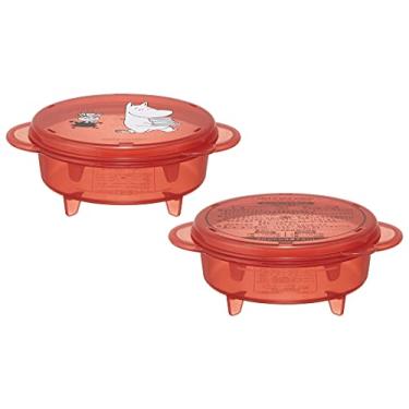 Imagem de Skater HCM1-A Máquina de bolo quente para micro-ondas, conjunto de 2, Moomin, cozinha, feita no Japão