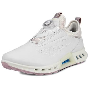 Imagem de ECCO Sapato de golfe feminino Biom C4 Boa Gore-tex impermeável, Branco, 11-11.5
