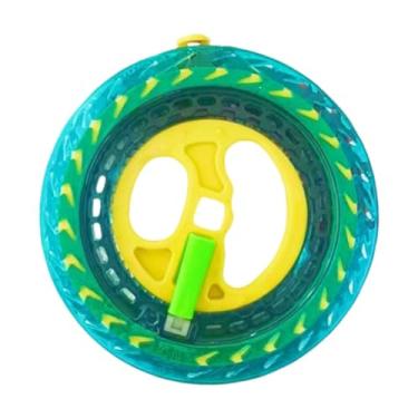 Imagem de Fenteer Enrolador de carretel de pipa, carretel de corda com rotação suave, jogo externo, travável para mulheres e homens, com roda de linha de voo de 300 m,