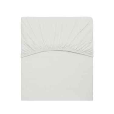 Imagem de Lençol Avulso King 100% Algodão 200 Fios Kacyumara Vida Bela, Off Whit