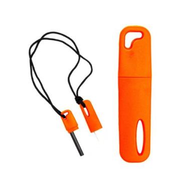 Imagem de Pederneira de Sobrevivência Albatroz Fishing - YW-11, Laranja